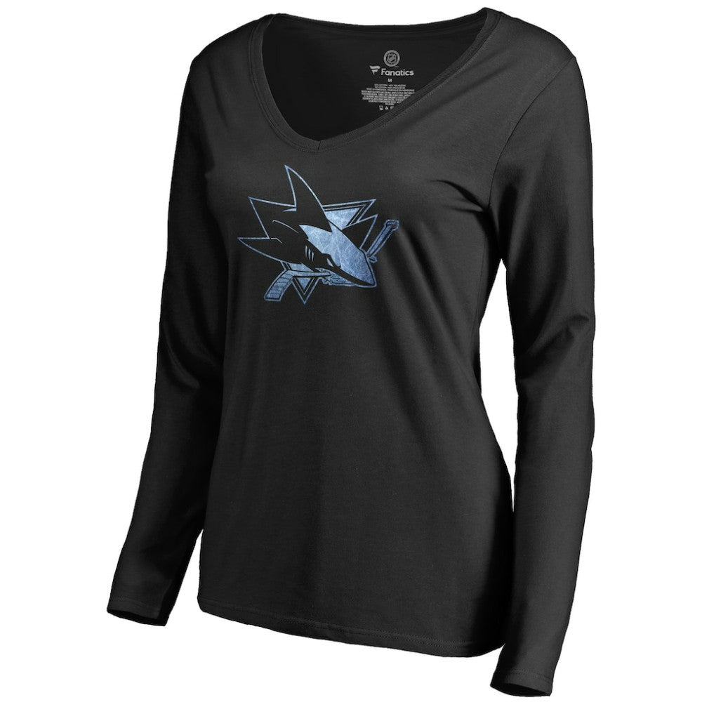 NHL San Jose Sharks Women's Pond Hockey Long Sleeve T-Shirt