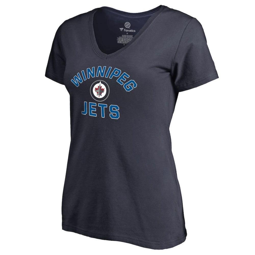 NHL Winnipeg Jets Women's Overtime V-Neck T-Shirt