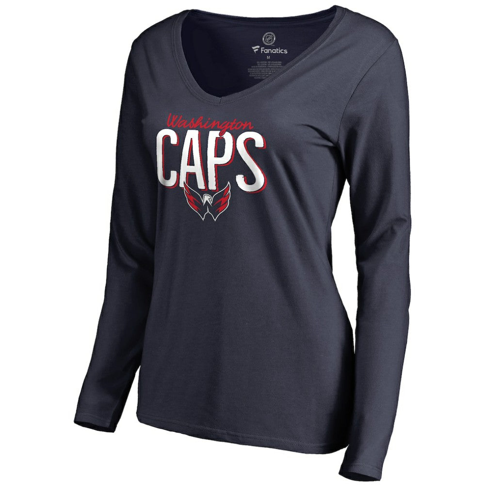 NHL Washington Capitals Women's Nostalgia Long Sleeve T-Shirt