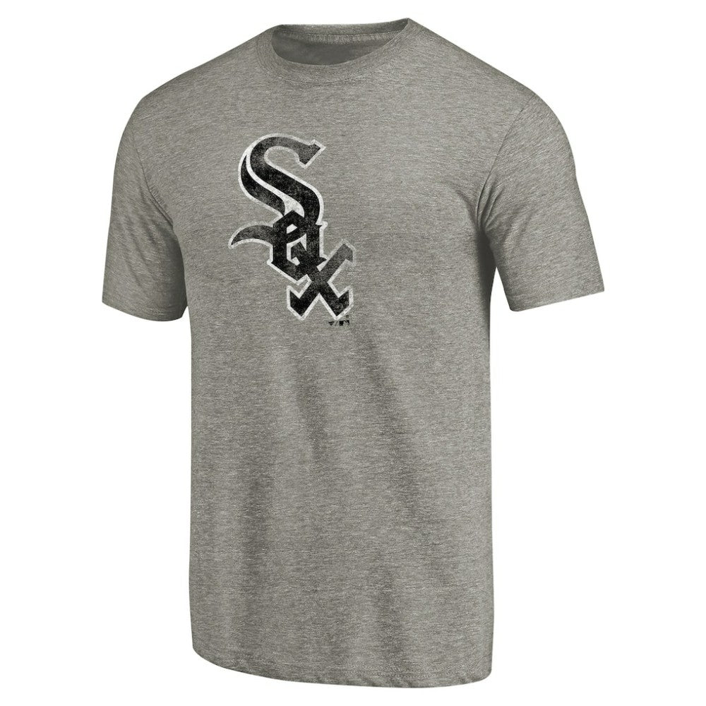Ash Chicago White Sox Distressed Team Tri-Blend T-Shirt