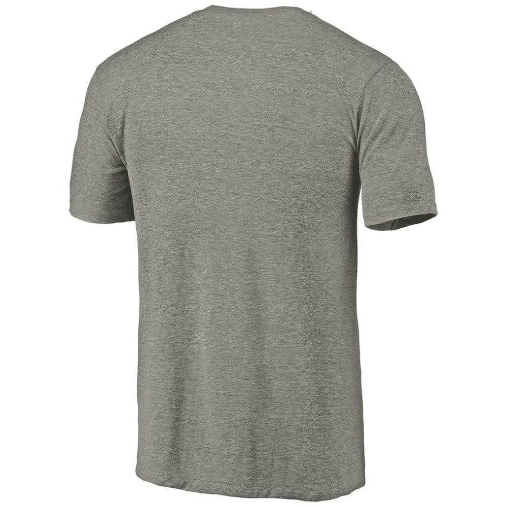 Ash Colorado Rockies Distressed Team Tri-Blend T-Shirt
