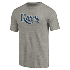 Ash Tampa Bay Rays Distressed Team Tri-Blend T-Shirt