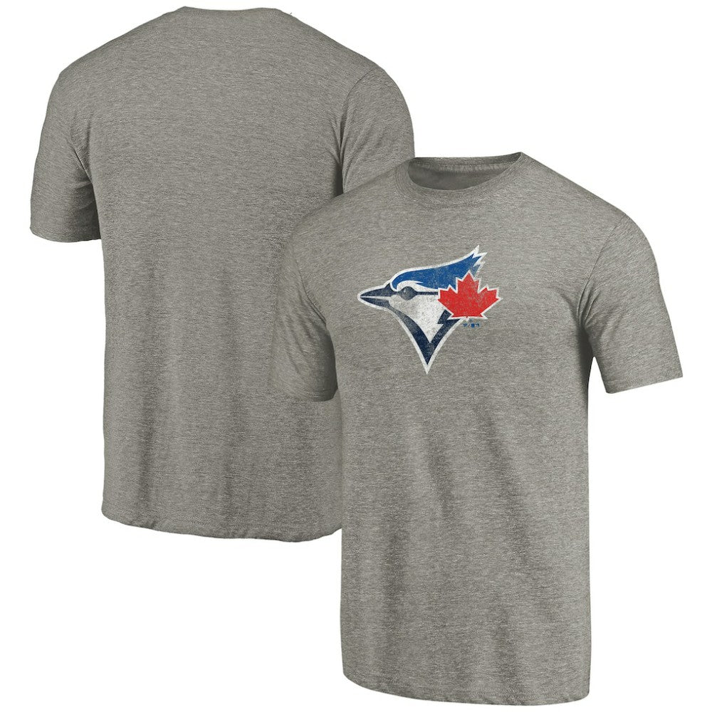 Ash Toronto Blue Jays Distressed Team Tri-Blend T-Shirt