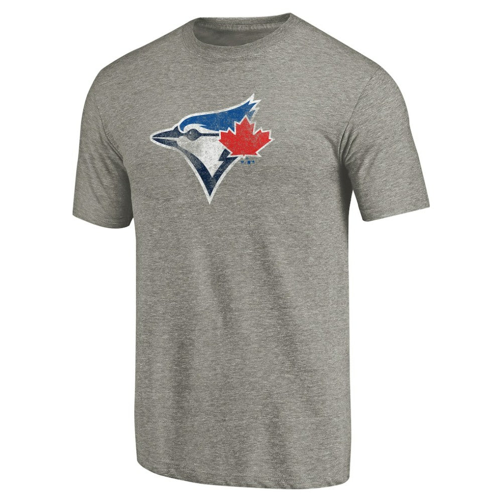 Ash Toronto Blue Jays Distressed Team Tri-Blend T-Shirt