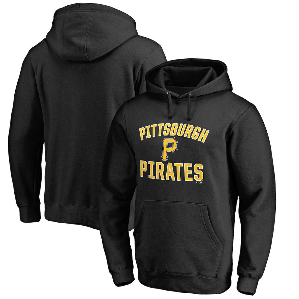 Black Pittsburgh Pirates Victory Arch Pullover Hoodie