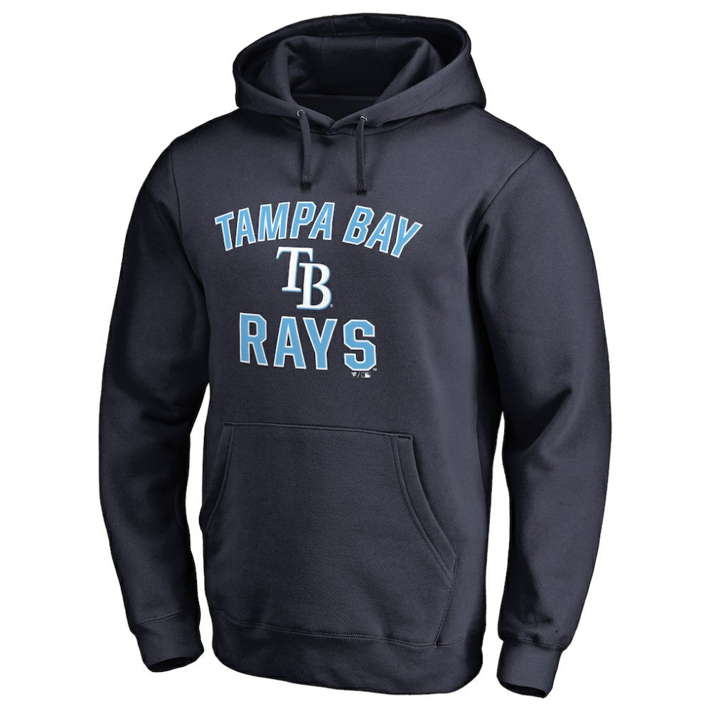 Navy Tampa Bay Rays Victory Arch Pullover Hoodie