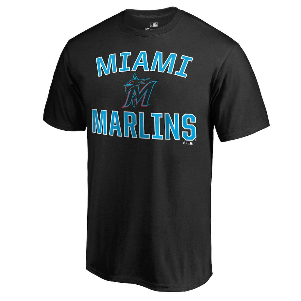 Black Miami Marlins Victory Arch T-Shirt