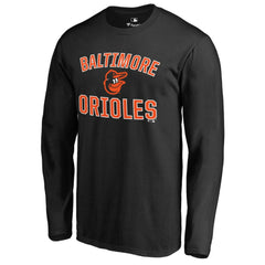 Black Baltimore Orioles Victory Arch Long Sleeve T-Shirt