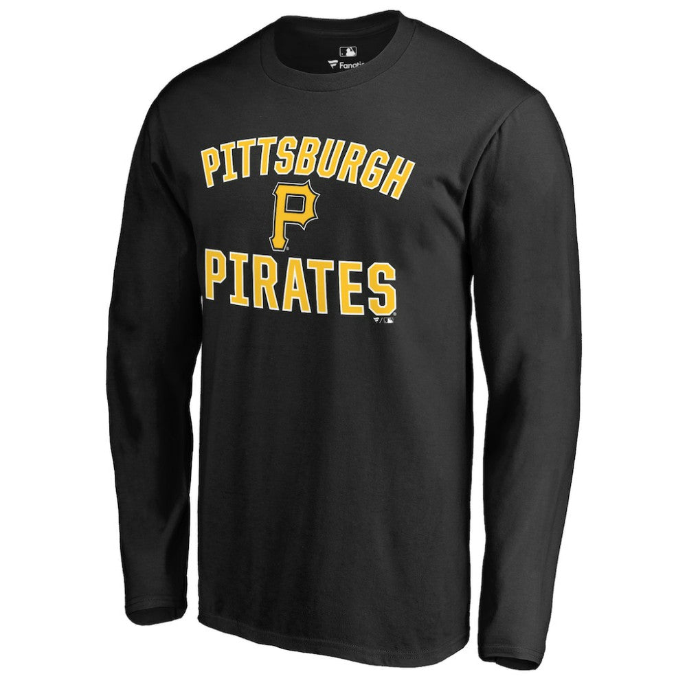 Black Pittsburgh Pirates Victory Arch Long Sleeve T-Shirt
