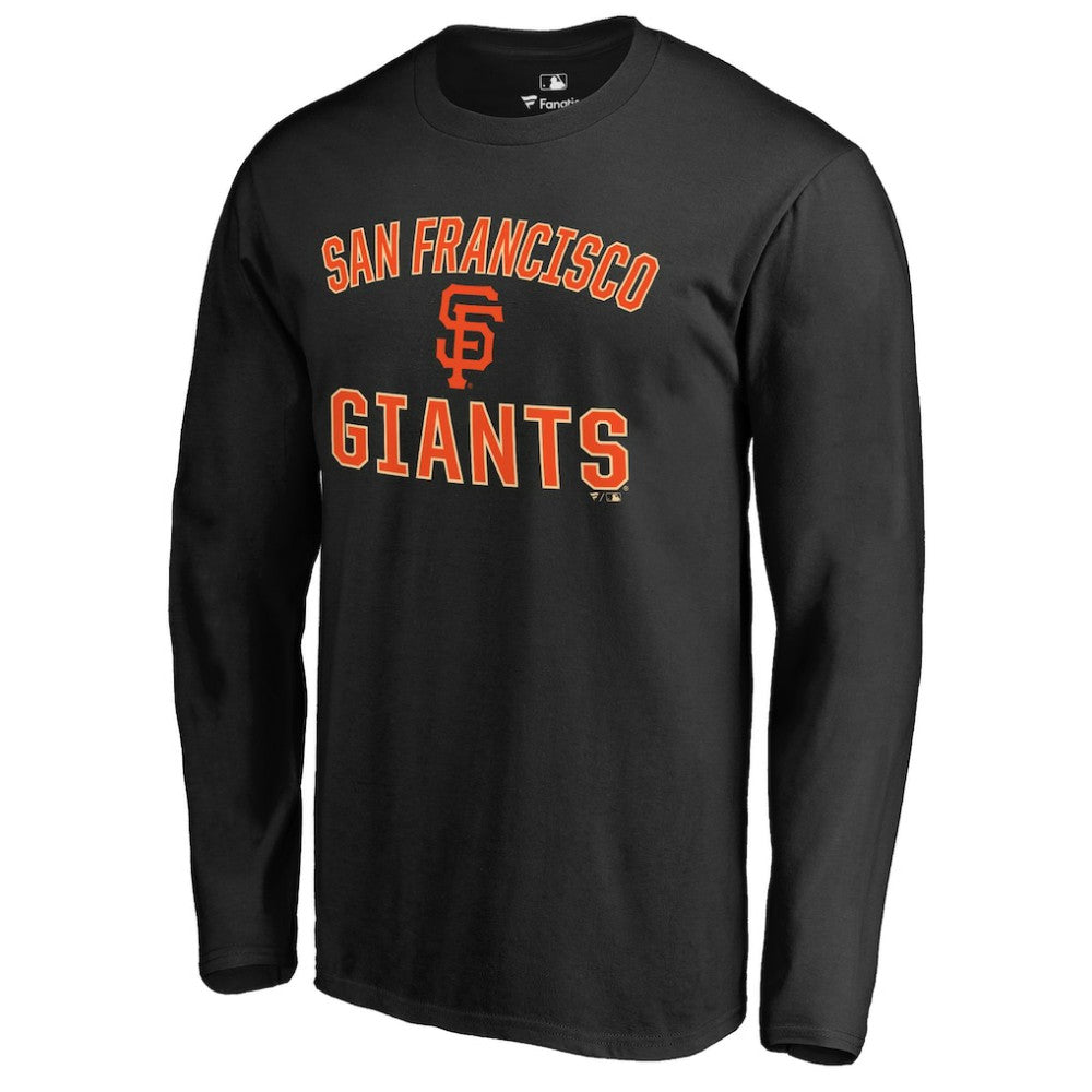 Black San Francisco Giants Victory Arch Long Sleeve T-Shirt
