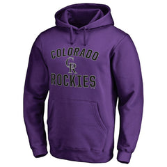 Purple Colorado Rockies Victory Arch Pullover Hoodie