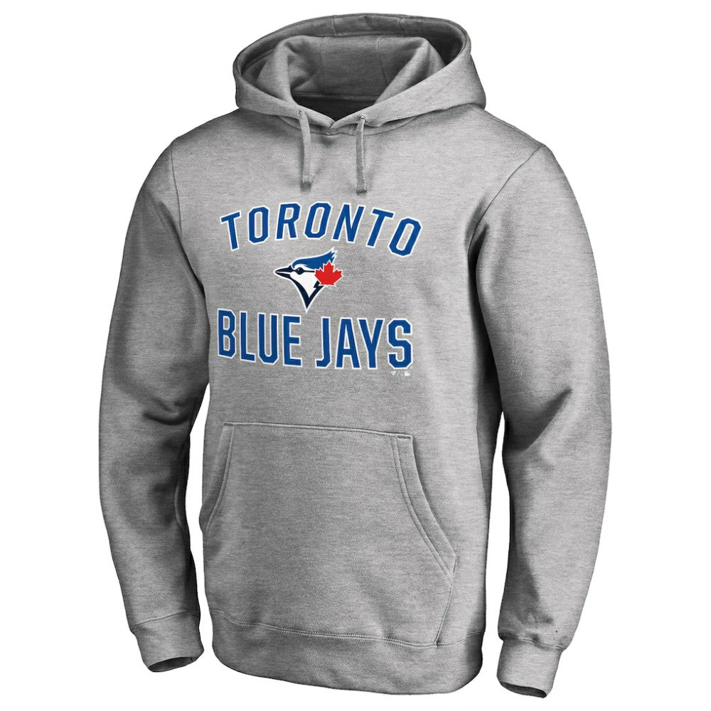 Ash Toronto Blue Jays Victory Arch Pullover Hoodie