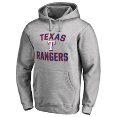 Ash Texas Rangers Victory Arch Pullover Hoodie