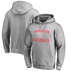 Ash Washington Nationals Victory Arch Pullover Hoodie