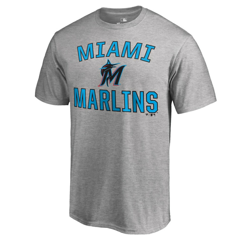 Ash Miami Marlins Victory Arch T-Shirt