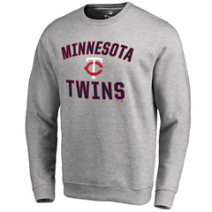 Ash Minnesota Twins Victory Arch Pullover Sweatshirt