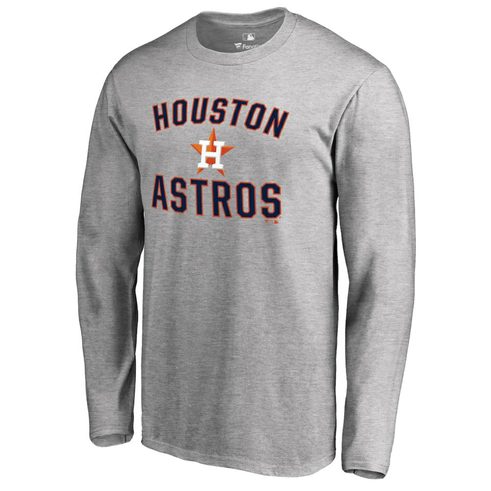 Ash Houston Astros Victory Arch Long Sleeve T-Shirt