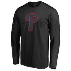 Black Philadelphia Phillies Taylor Long Sleeve T-Shirt
