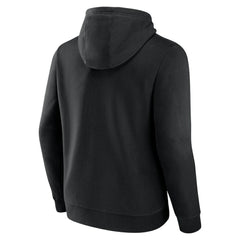 Black Cincinnati Reds Official Logo Fitted Pullover Hoodie