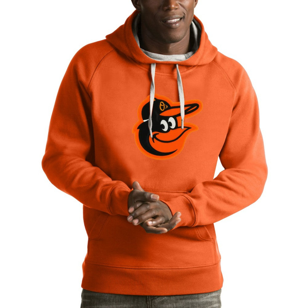 Orange Baltimore Orioles Antigua Victory Pullover Hoodie