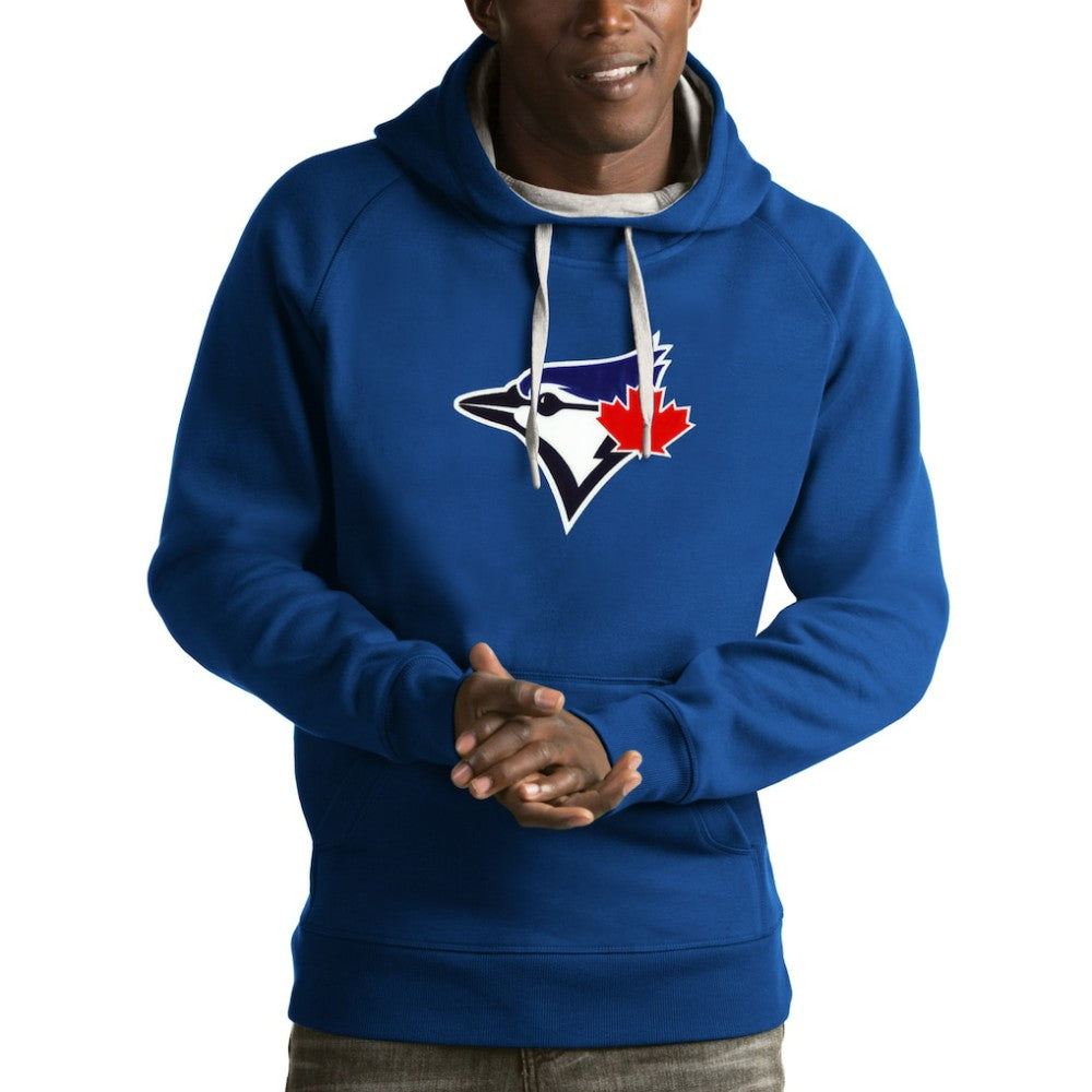 Royal Toronto Blue Jays Antigua Victory Pullover Hoodie