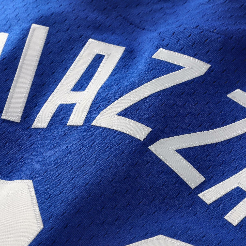 Royal Mike Piazza Los Angeles Dodgers Mitchell & Ness Cooperstown Collection Mesh Batting Practice Button-Up Jersey