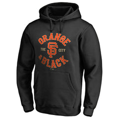 Black San Francisco Giants Hometown Collection Orange & Black Pullover Hoodie