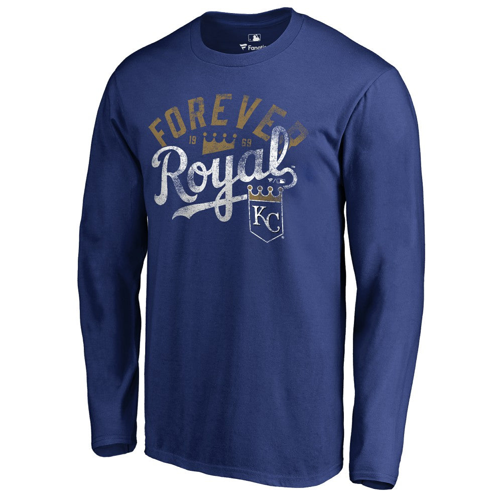 Royal Kansas City Royals Hometown Collection Forever Royal Long Sleeve T-Shirt