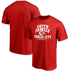 Faith Family T-Shirt - Kansas City Chiefs T-shirts