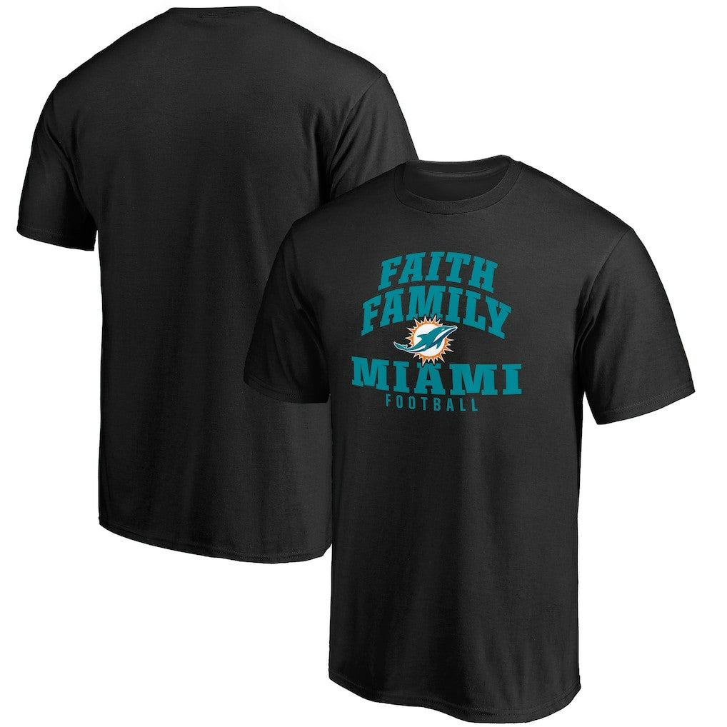 Faith Family T-Shirt - Miami Dolphins T-shirts