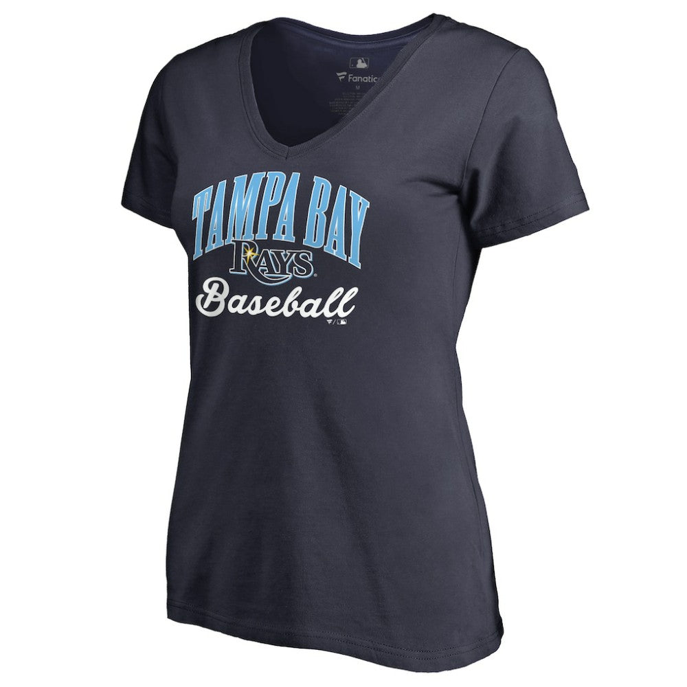 Navy Tampa Bay Rays Women's Victory Script T-Shirt
