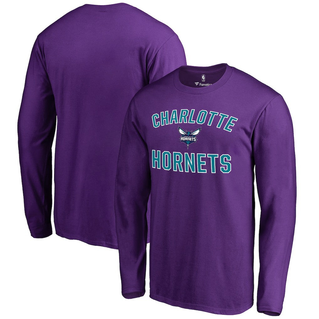 Charlotte Hornets Victory Arch Long Sleeve T-Shirt
