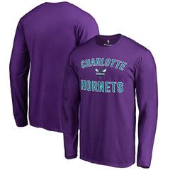 Charlotte Hornets Victory Arch Long Sleeve T-Shirt