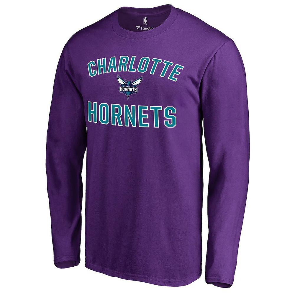 Charlotte Hornets Victory Arch Long Sleeve T-Shirt