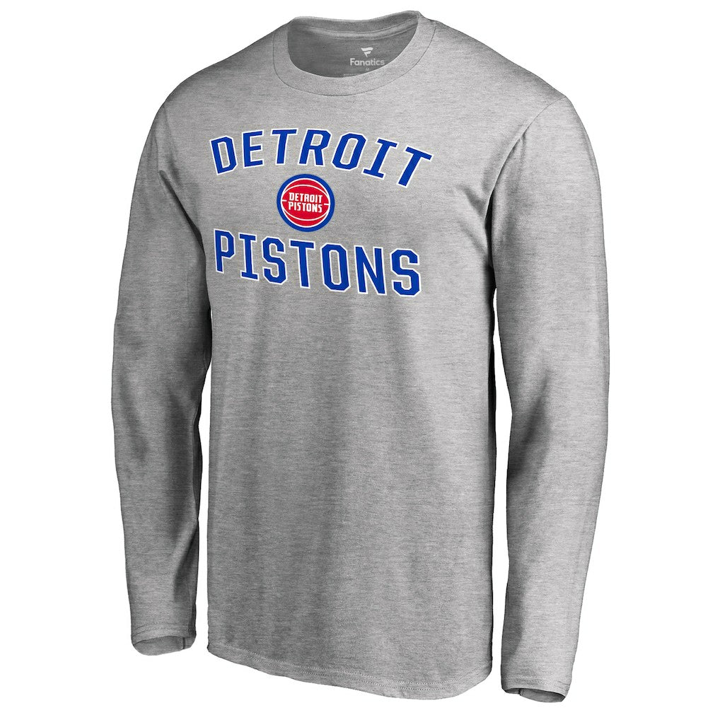 Detroit Pistons Victory Arch Long Sleeve T-Shirt sale