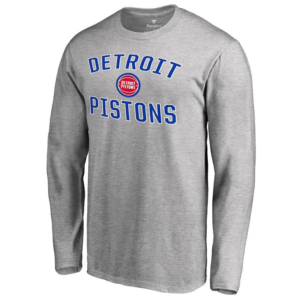 Detroit Pistons Victory Arch Long Sleeve T-Shirt sale