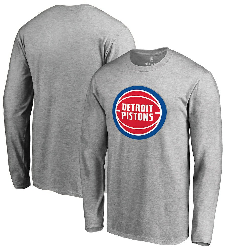 Detroit Pistons Primary Logo Long Sleeve T-Shirt sale