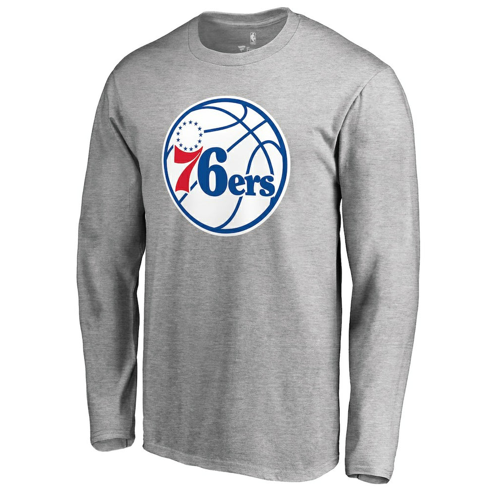 Philadelphia 76ers Primary Logo II Long Sleeve T-Shirt