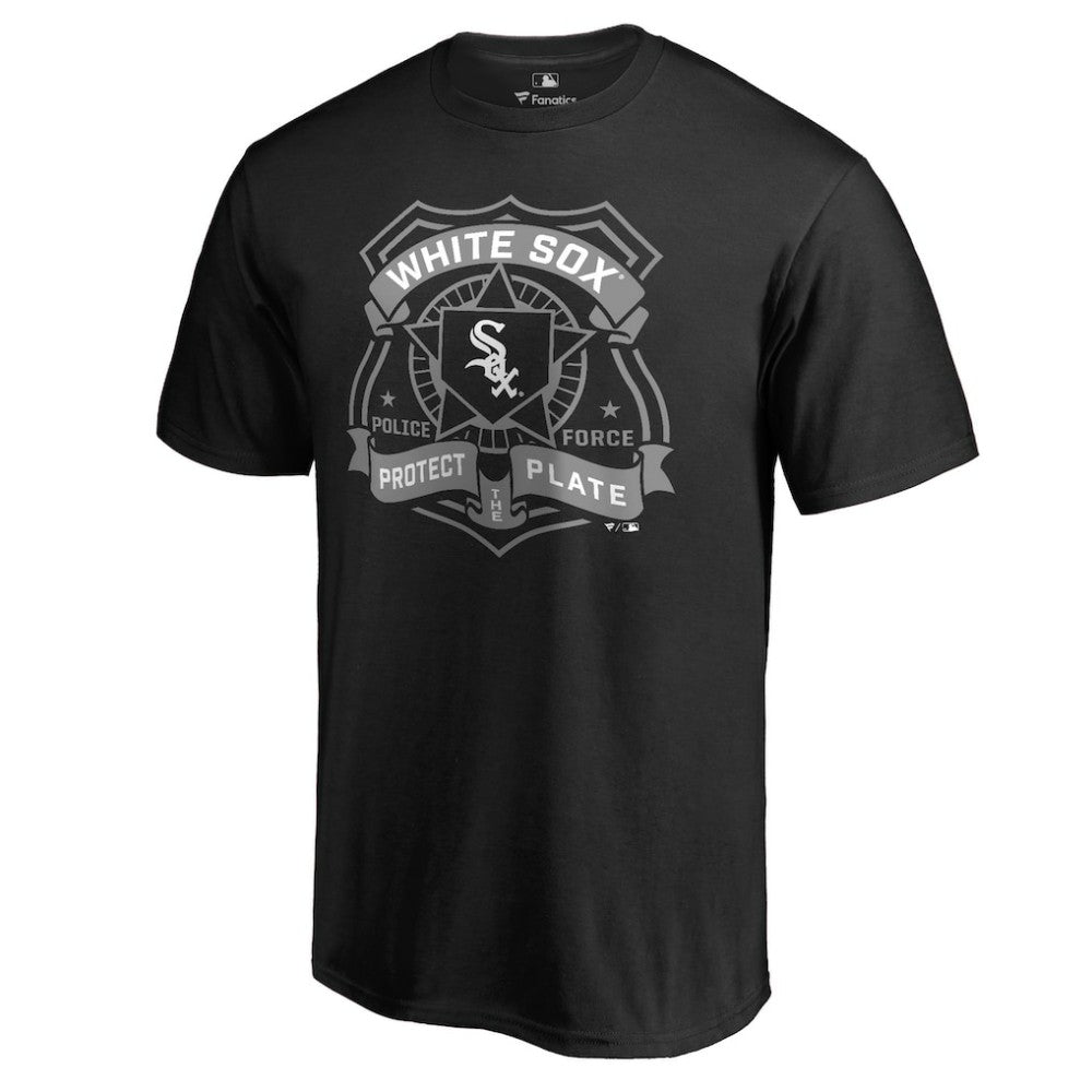 Black Chicago White Sox Police Badge T-Shirt