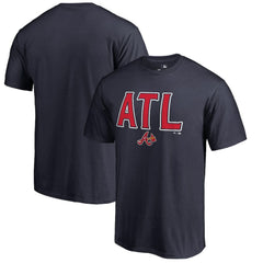 Navy Atlanta Braves ATL Hometown T-Shirt