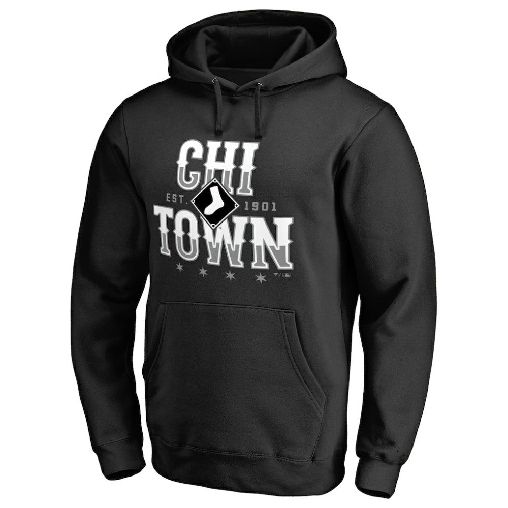 Black Chicago White Sox Chi Town Hometown Pullover Hoodie