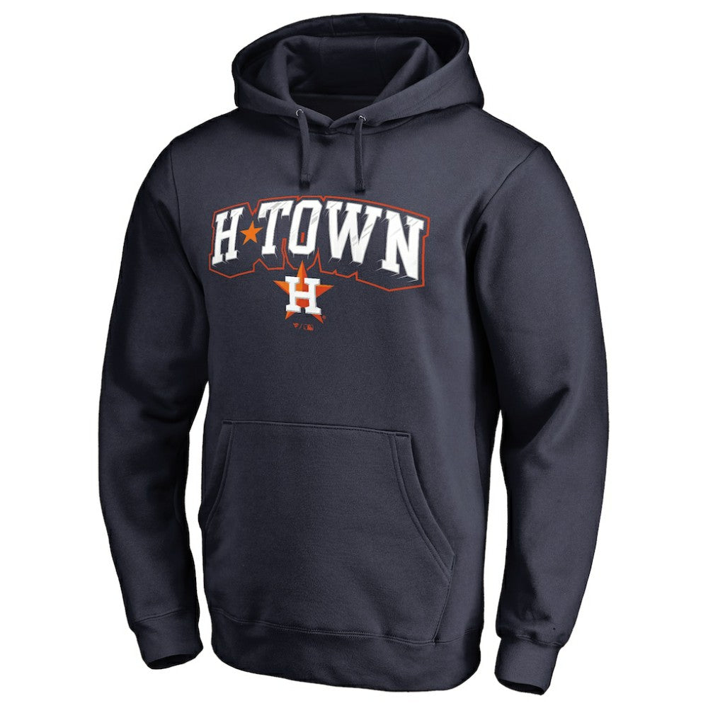 Navy Houston Astros H Town Hometown Pullover Hoodie
