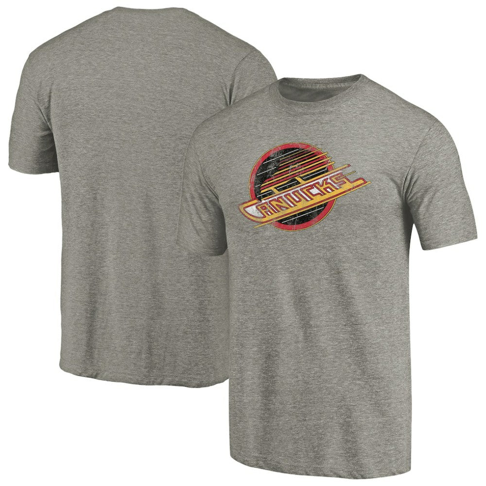 NHL Vancouver Canucks Throwback Logo 1985-1986 Tri-Blend T-Shirt