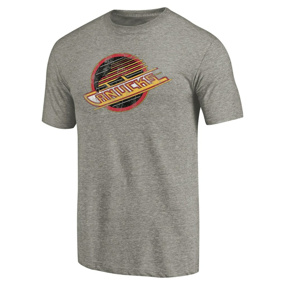 NHL Vancouver Canucks Throwback Logo 1985-1986 Tri-Blend T-Shirt