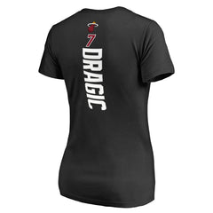 Goran Dragic Miami Heat Women's Backer V-Neck T-Shirt