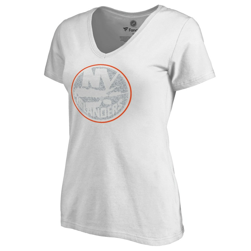 NHL New York Islanders Women's Whiteout V-Neck T-Shirt
