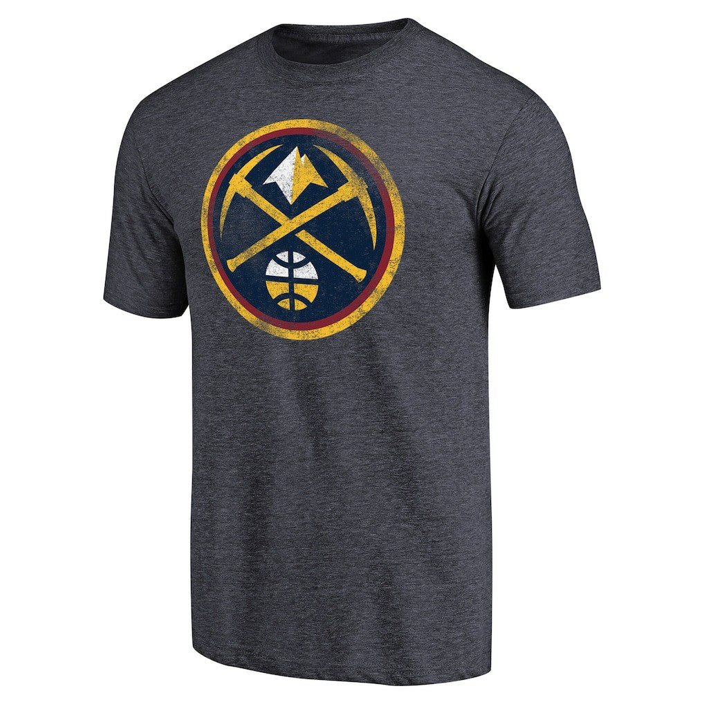 Denver Nuggets Distressed Team Logo Tri-Blend T-Shirt sale