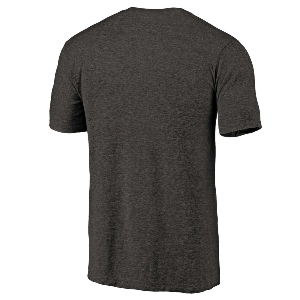 Portland Trail Blazers Distressed Team Logo Tri-Blend T-Shirt