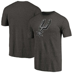 San Antonio Spurs Distressed Team Logo Tri-Blend T-Shirt