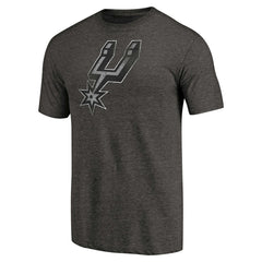 San Antonio Spurs Distressed Team Logo Tri-Blend T-Shirt